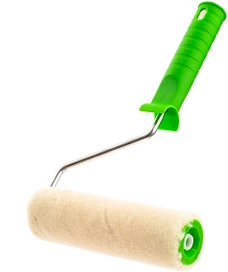 Валик "ВЕЛЮР" с ручкой 150 мм ворс 5 мм D 36 мм D ручки 6 мм Сибртех