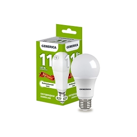 Лампа Led Generica A60 груша E27, нейтральный свет