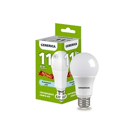 Лампа Led Generica A60 груша E27, холодный свет