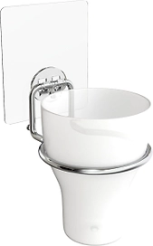 Стакан для ванной одинарный пластиковый Kleber Lite