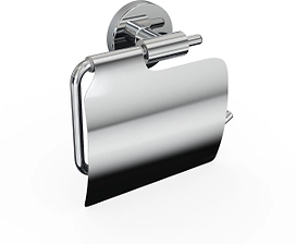 Держатель для туалетной бумаги с крышкой LORD FORA хром