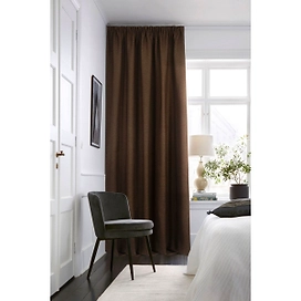 Штора готовая Эскар Dimaut 200х270 см, коричневый