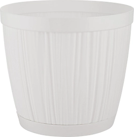 Горшок для цветов InGreen BARCELONA 1,8л, D155мм белый