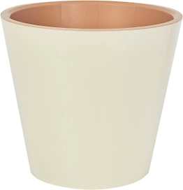 Горшок для цветов London D190 мм, 3,3л Сливочный
