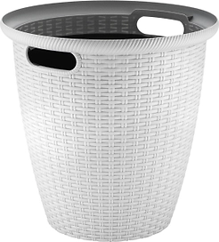 Кашпо напольное Rattan D 470мм/50 л с внутренним горшком 27 л Утренний туман