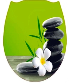 Крышка для унитаза фотопринт Fora Гармония