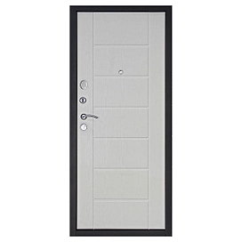 Дверь металлическая Дверной континет Теплолюкс белое дерево 96х205 см, левая