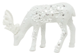 Фигура декоративная B&H "Северный олень" белый
