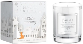 Свеча ароматическая BAGO home  МОРОЗНОЕ УТРО 132 гр