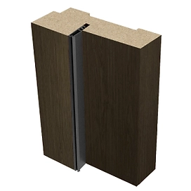 Коробка дверная Verda квадратная с уплотнителем МДФ 32х70, коричневый