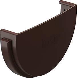 Заглушка желоба DOCKE темно-коричневый
