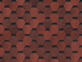 Черепица битумная DOCKE КРАСНЫЙ