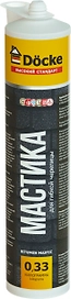 Мастика битумная DOCKE для гибкой черепицы 0,33 кг