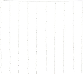 Гирлянда занавес 300 LED теплый белый 3x3 м