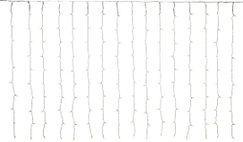 Гирлянда занавес 500 LED теплый белый 5x1 м