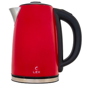 Электрочайник LEX LX 30021-2, 1.7 л, красный