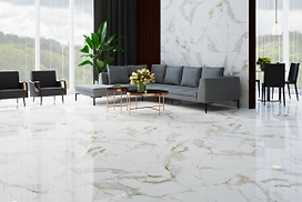 Керамогранит Staro Oasis Calacatta белый 60x60 см