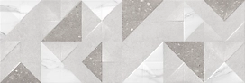 Декор Gracia Ceramica Origami grey 03 30x90 см 
