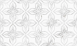Керамическая плитка Gracia Ceramica RIBEIRA белые цветы 30х50 см