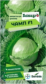 Семена капусты белокочанной SEMINIS ЧАМП F1