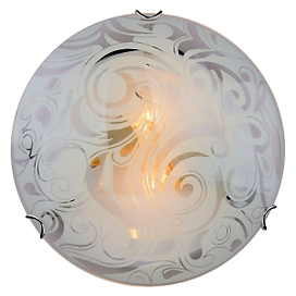 Светильник РОССвет Иней Е27х3, d40 см, белый