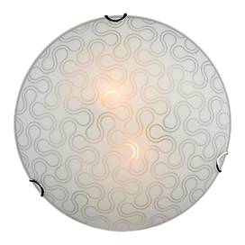 Светильник РОССвет Лабиринт Е27х2, d30 см, белый