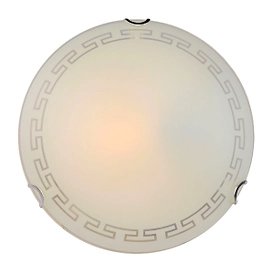 Светильник РОССвет Этруска Е27, d25 см, белый