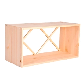 Полка деревянная Куб большой 78х33х39 см