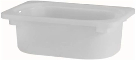 Контейнер пластиковый Т 42х30х10 см белый
