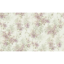 Виниловые обои PALITRA Nancy 1,06х10,05 м, зеленый с рисунком
