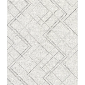 Обои бумажные Аспект ЧАРЛИ 10122-14 0,53x10,05 м, серые геометрия