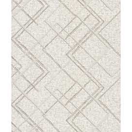 Обои бумажные Аспект ЧАРЛИ 10122-18 0,53x10,05 м, серые геометрия