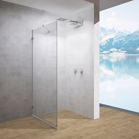 Душевая перегородка стеклянная Cascade МАРТ 80х195 см