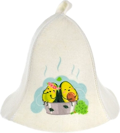 Шапка для бани и сауны Hot Pot Авокадо войлок