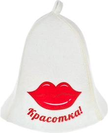 Шапка для бани и сауны Hot Pot Красотка войлок