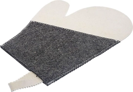 Рукавица для сауны Банные штучки Комби войлок