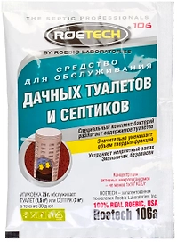 Средство для дачных туалетов, выгребных ям и септиков Roetech 106A 75 г