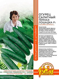 Семена ОГУРЕЦ ТЁМНАЯ ЛОШАДКА F1 10 ШТ ШТАЙНЕРТ