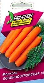 Семена МОРКОВЬ ЛОСИНООСТРОВСКАЯ БИО 2 ГР