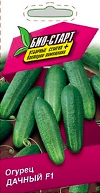 Семена ОГУРЕЦ ДАЧНЫЙ F1 БИО 0,25 ГР