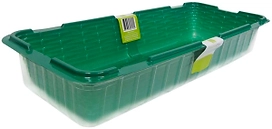 Мини-парник на подоконник (2 вставки), зеленый, без вставок