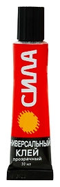 Клей универслаьный Сила прозрачный SUTB-30, 30 мл