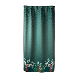 Штора готовая Shangri La 150х260 см, цвет зеленый