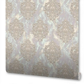 Обои виниловые WallSecret Botticelli 8638-28 1,06х10,05 м, зелёные