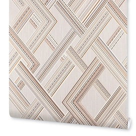 Обои виниловые Тандем 103-02 0,53х10 м, бежевый