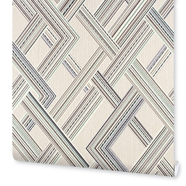 Обои виниловые Тандем 103-04 0,53х10 м, зеленый