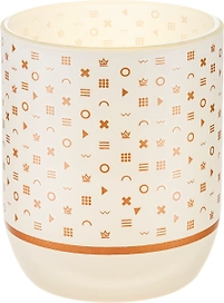 Стакан для зубных щеток MOROSHKA Royal Ascot бежевый/коричневый