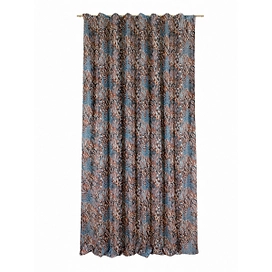 Штора Miamoza готовая жаккард 200х280 см, серо-синий