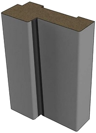 Дверная коробка Париж стандарт Графит 32х2070 мм 1 шт