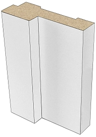 Дверная коробка Палитра стандарт Белая 26х2070 мм 2,5 шт